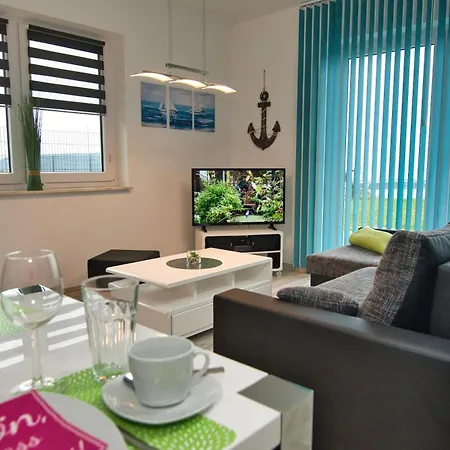 Ausblick Haushaelfte 公寓